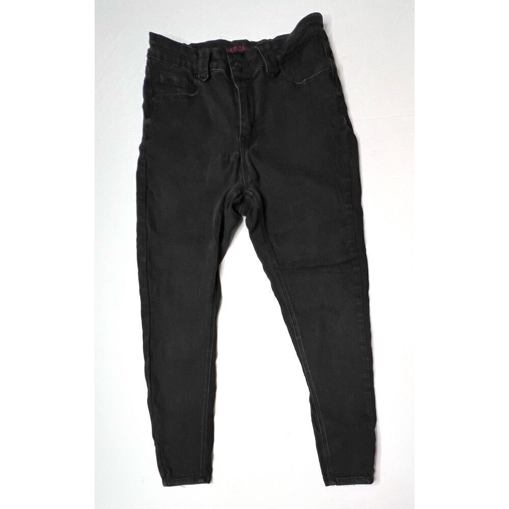 Haute Curve Skinny Ankle High Rise‎ Stretch Black Jean sz 14 Y2k Hipster